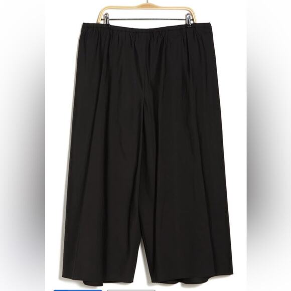 Vince Wide Leg Cropped Lightweight Pants Size 2X Black NWT - Picture 3 of 5
